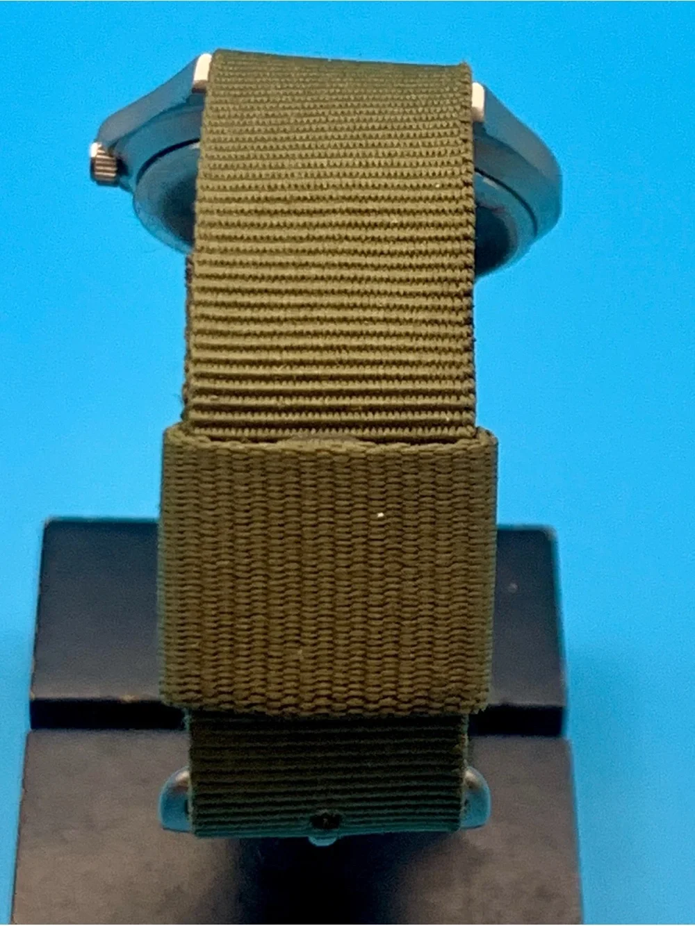 Men’s Military Field Quartz Wristwatch Nylon Strap Working New Battery